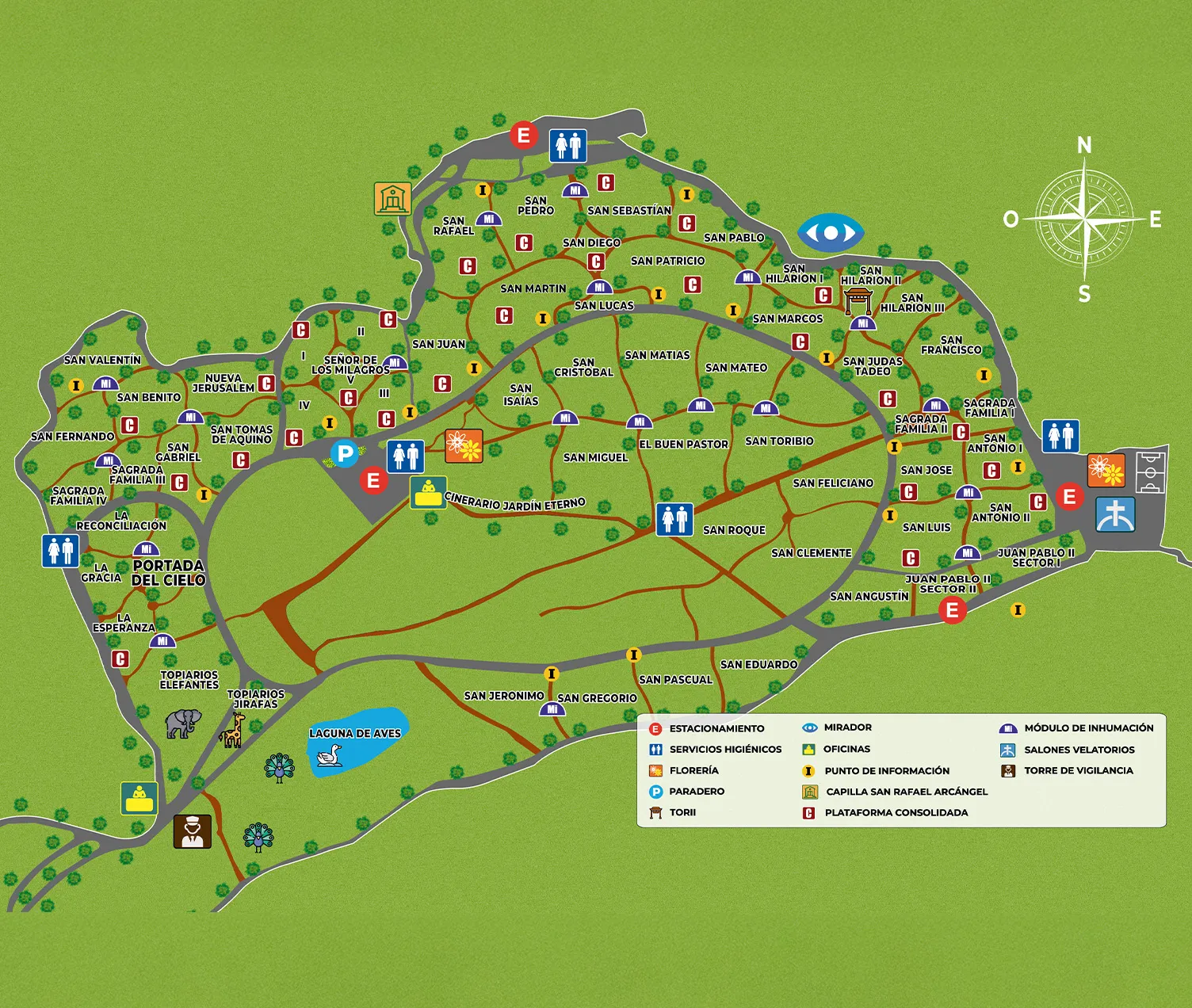 Mapa Camposanto