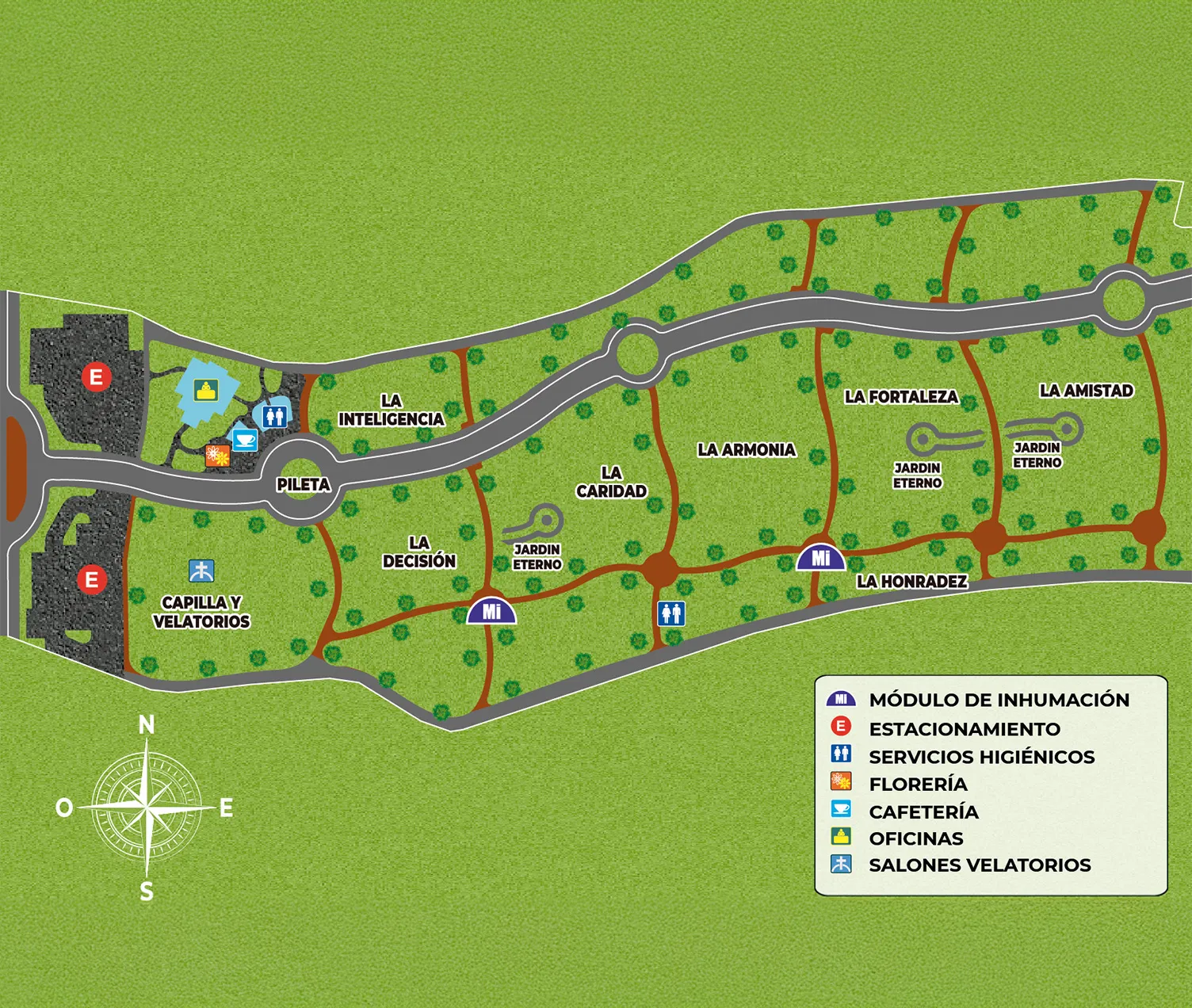 Mapa Camposanto