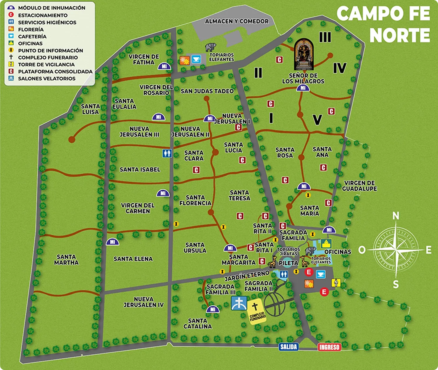 Mapa Camposanto
